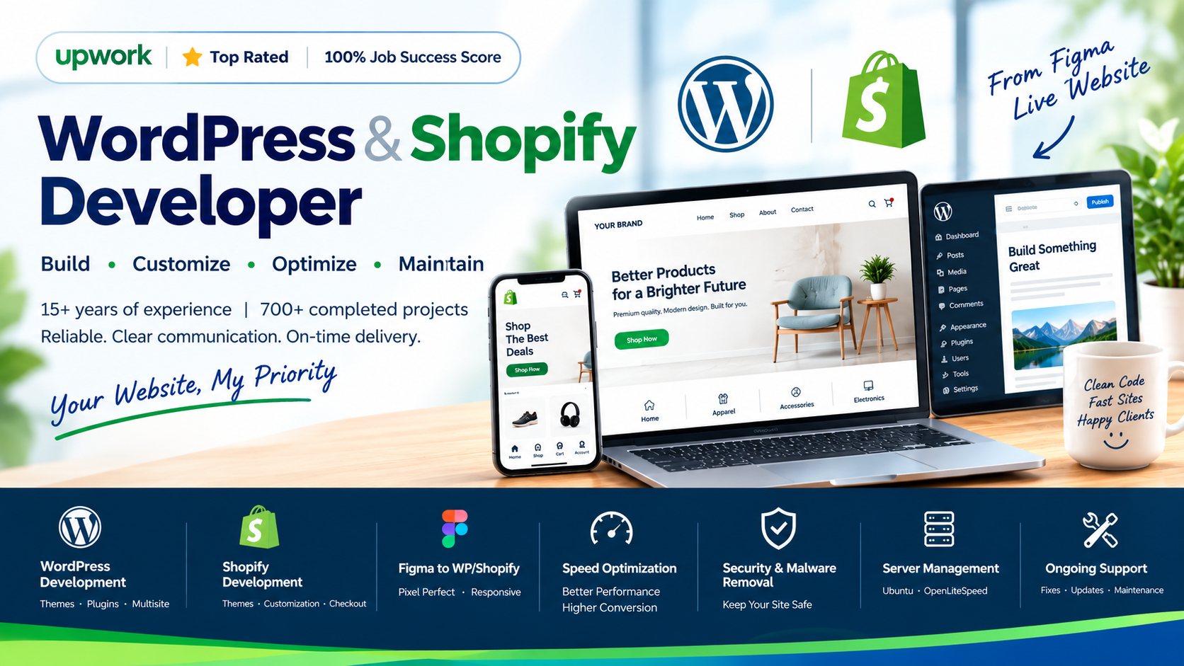 Tien - WordPress & Shopify Expert | 700+ Projects Completed